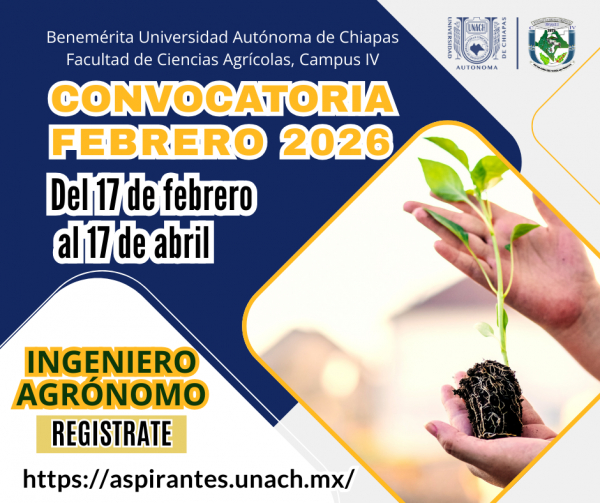 Convocatoria de Admisión Licenciatura en Ingeniero Agrónomo??